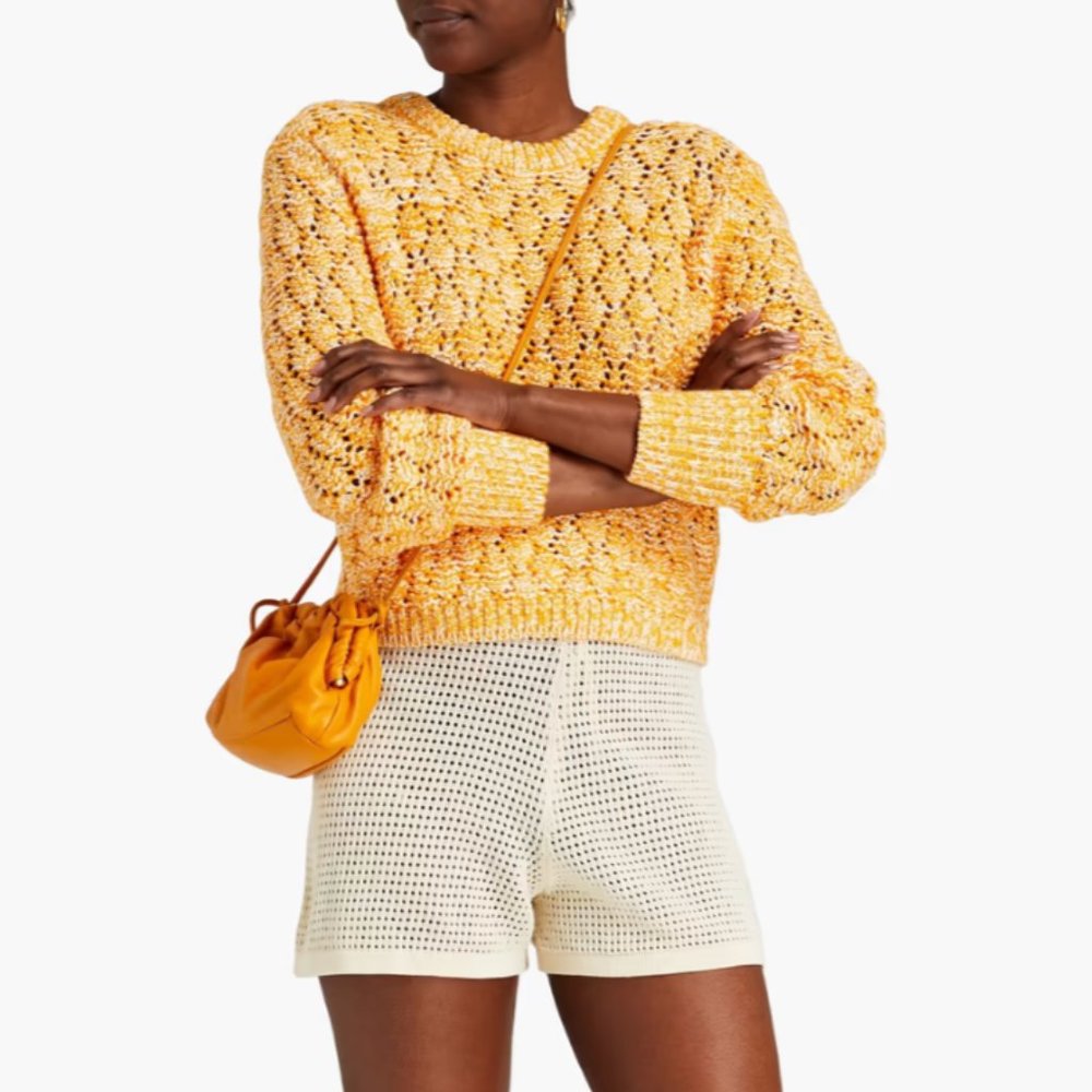 Claudie Pierlot Melange Open Knit Sweater